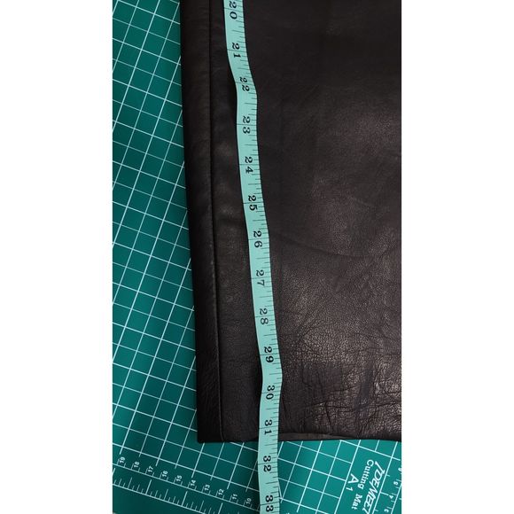 Vintage Iris Singer Collection Women's Brown 100% Leather Pants Size 2 - Picture 5 of 11